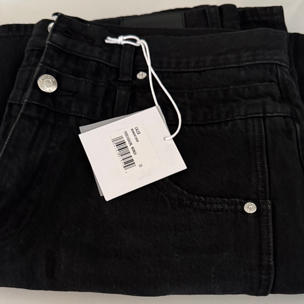 Pistola Black Caleb High Rise Stacked Women Jeans